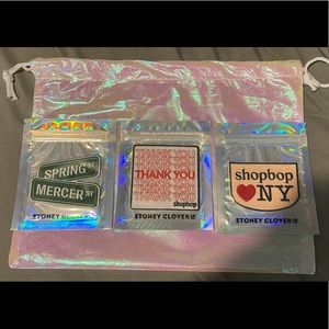 Stoney Clover Lane Shop Bop Patches RARE NWT